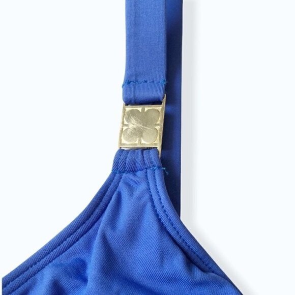 Liz Claiborne Y2K One Piece Swimsuit Blue Size 8 - Picture 4 of 8